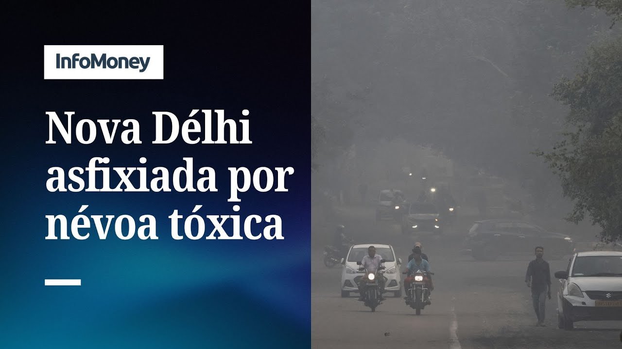 Nova Délhi: capital indiana acorda coberta por uma névoa tóxica | InfoMoney News