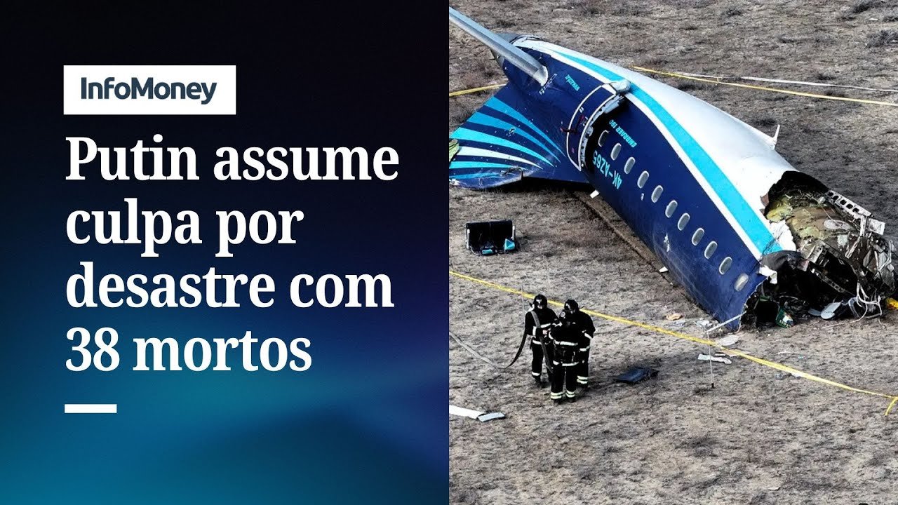 Putin admite que mísseis russos derrubaram avião da Embraer | InfoMoney News