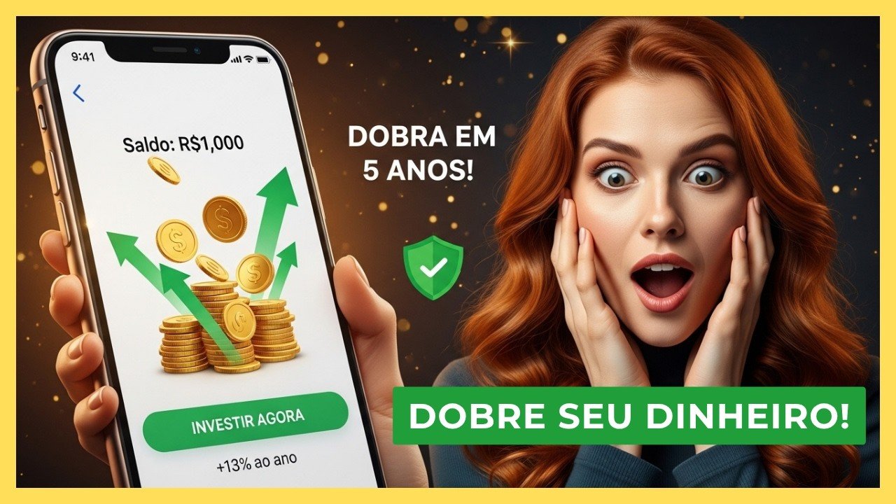 R$1 MIL PARADOS? Descubra o Investimento Que DOBRA Seu Dinheiro (Foi Assim Que EU Comecei!)