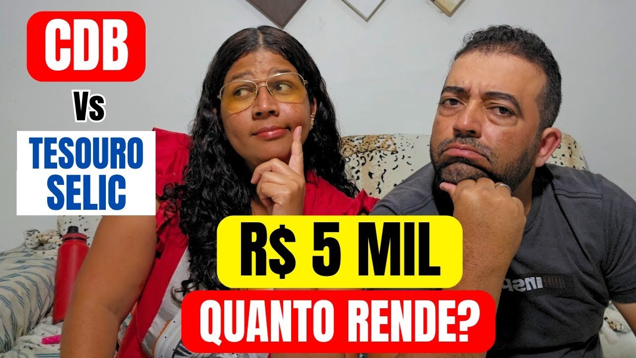 R$5000 Onde Investir CDB ou TESOURO SELIC (Qual o melhor?)