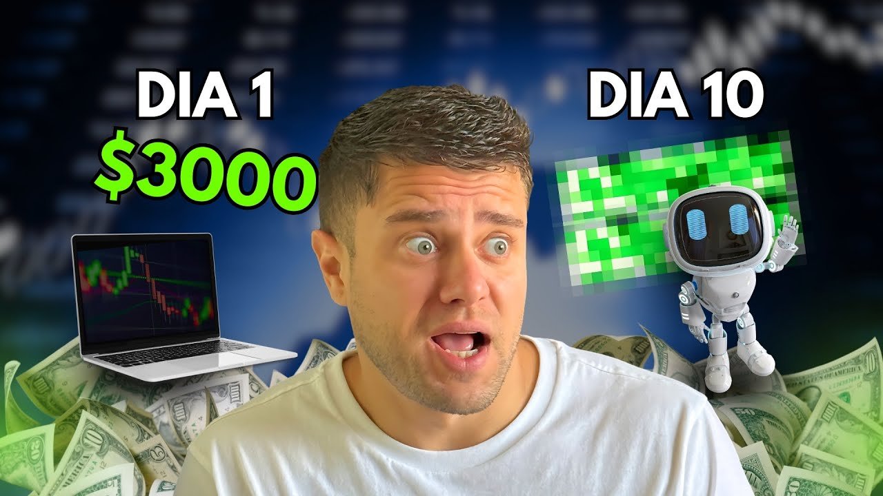 Testei um Robô Trader que opera OURO 24h e esse foi o resultado