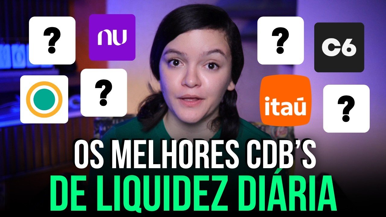 TOP 8 melhores CDBs de liquidez diária para você investir em 2025!