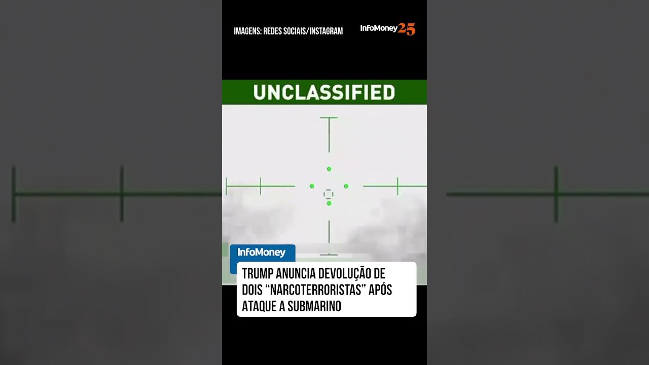 Trump anuncia devolução de dois “narcoterroristas” após ataque a submarino transportando drogas