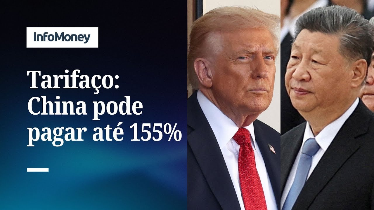 Trump: China pode pagar tarifa de 155% sem acordo, mas espera entendimento com Xi | InfoMoney News