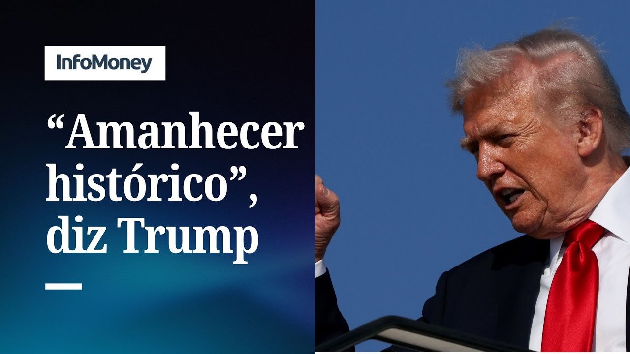 Trump declara “amanhecer histórico” para o Oriente Médio | InfoMoney News