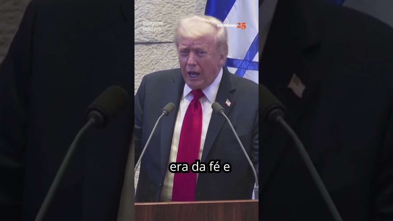 Trump é aplaudido de pé no parlamento de Israel e agradece Netanyahu: “Nova era”