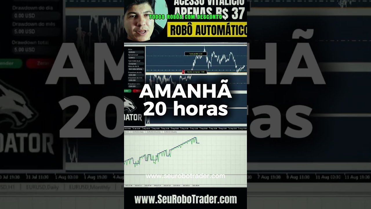 🔥 Amanhã 20h começa a Black Friday SeuRoboTrader