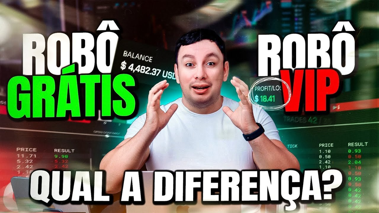 $18 de Lucro com o Robô VIP! 🤖 Comparação HONESTA: VIP vs Pago!