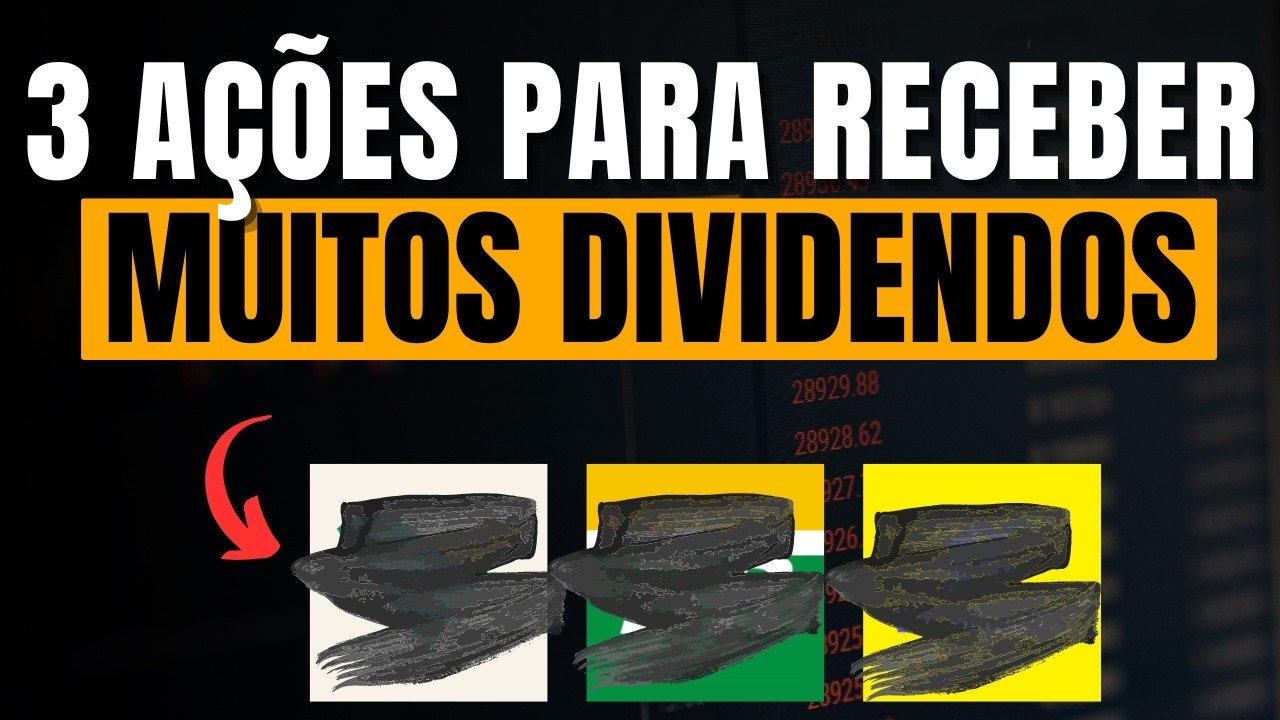 3 AÇÕES Para INVESTIR e GANHAR MUITO DIVIDENDO em 2026 (Potencial Surpreendente)