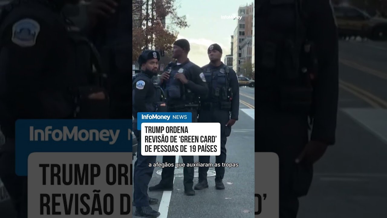 Após ataque, Trump ordena revisão de ‘green card’ de pessoas de 19 países
