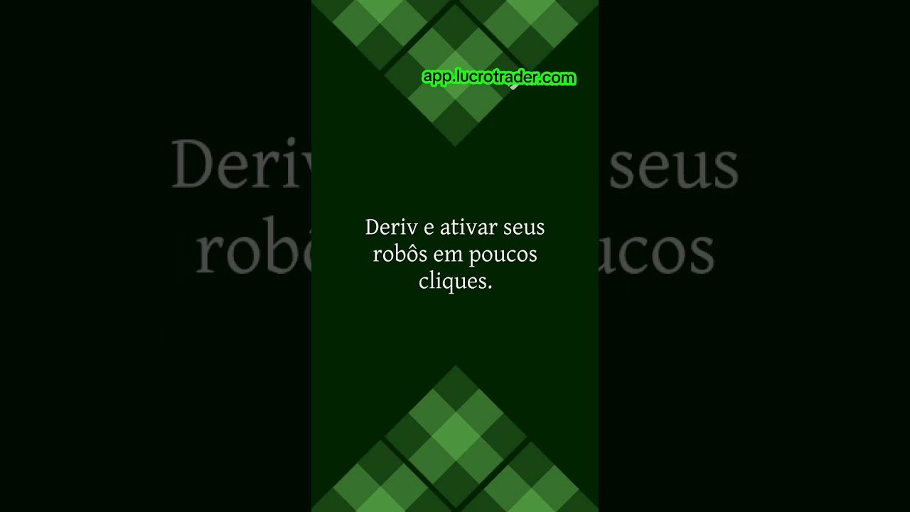 Automatize seus trades com a Lucro Trader para clientes Deriv 🚀#lucrotrader #deriv #forex #robôsIAS