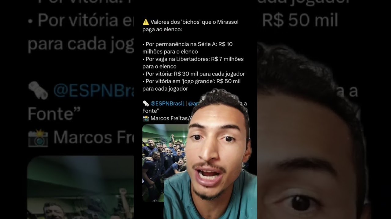 bicho milionário #futebol #mirassol