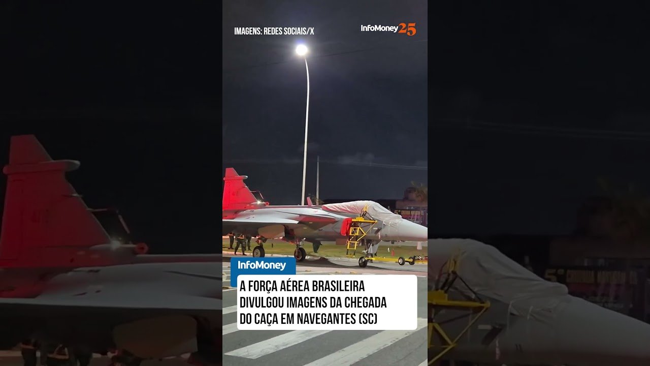 Chega ao Brasil o 11º caça F-39 Gripen