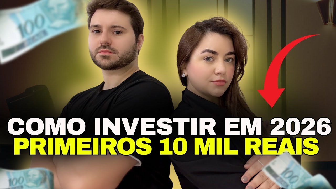 COMO COMEÇAR A INVESTIR EM 2026: O Guia para seus Primeiros R$ 10.000 (3 Passos)