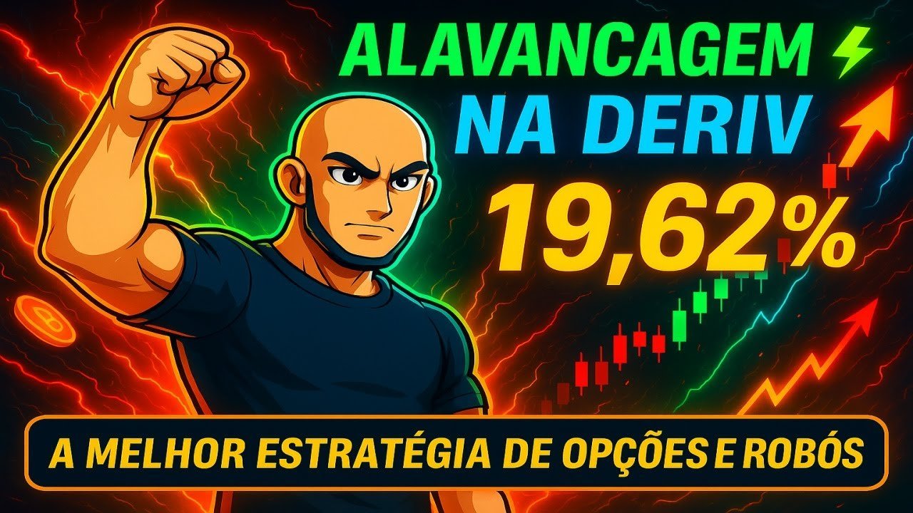 DERIV – Alavancagem de Banca de 19.62% com Day Trade Manual e Robôs Traders!