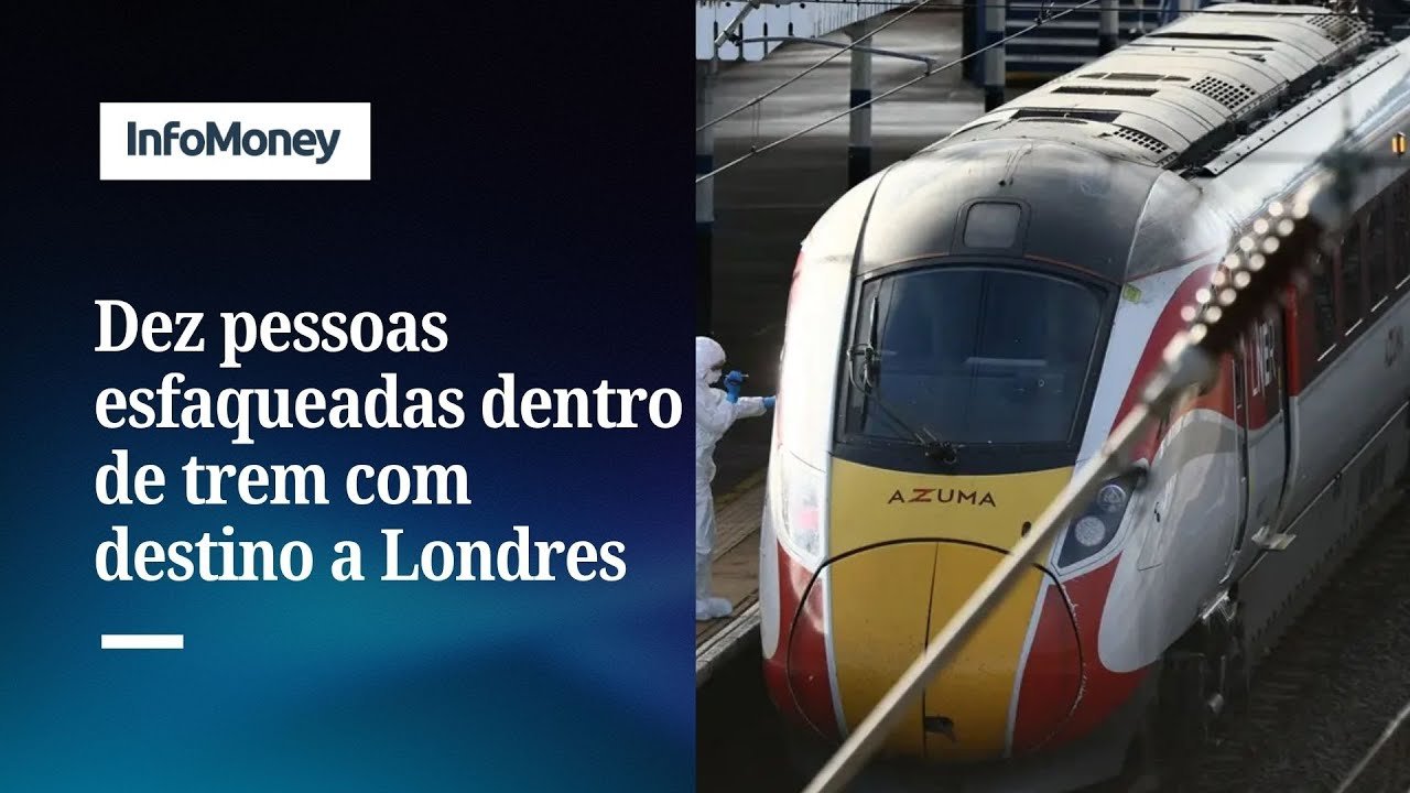 Dez feridos em ataque com facaem trem de Londres