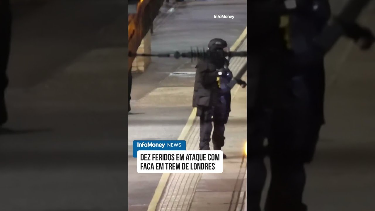 Dez pessoas ficam feridas em ataque com faca em trem de Londres