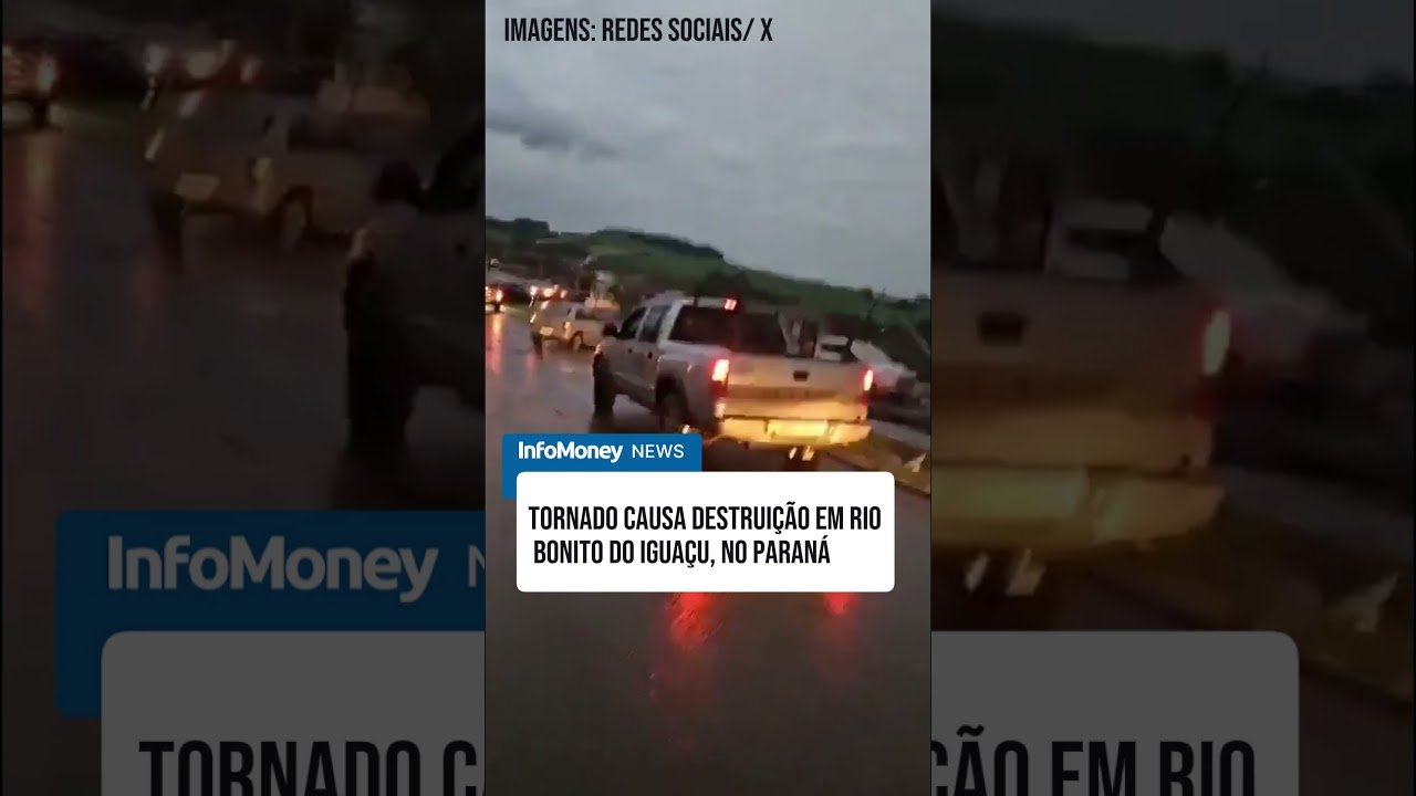 IMAGENS: Tornado causa destruição em Rio Bonito do Iguaçu, no Paraná