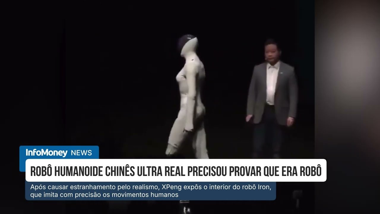 Iron da XPeng: O robô humanoide que precisou provar que não era ser humano