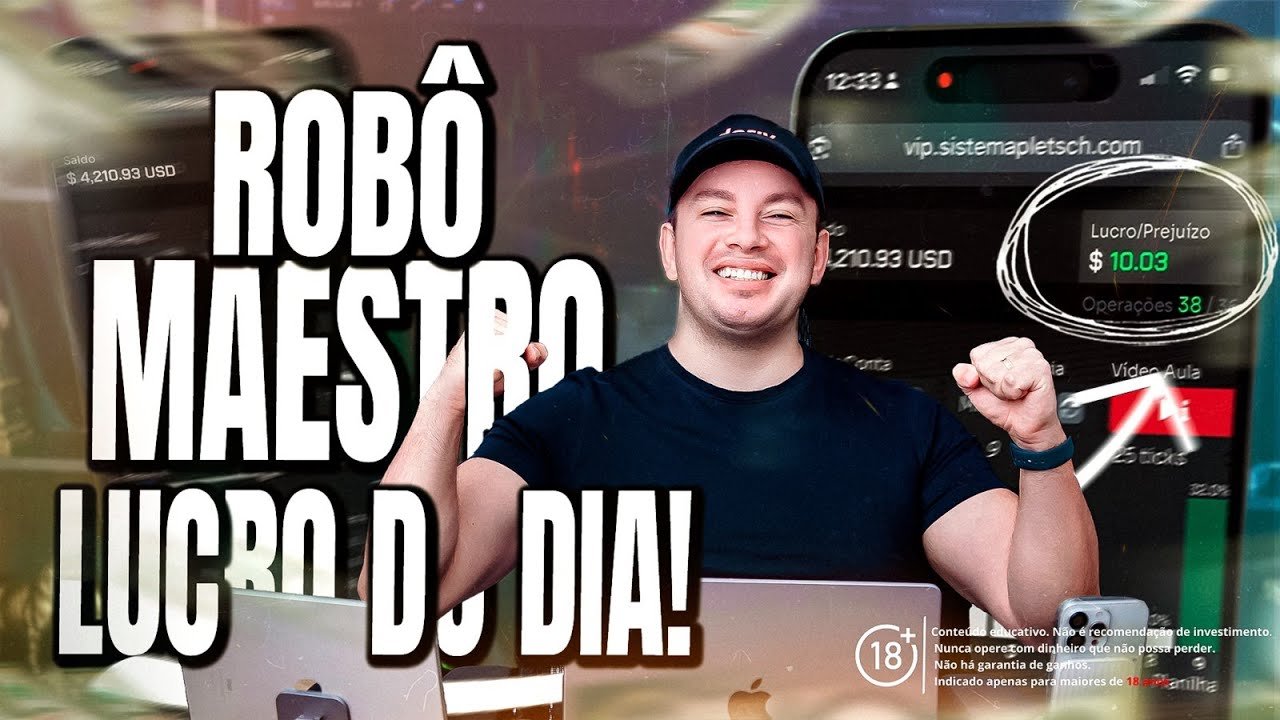 MAESTRO: O Robô Trader com 7 Anos de Histórico! Simulei com Banca Baixa… Olha no que Deu!
