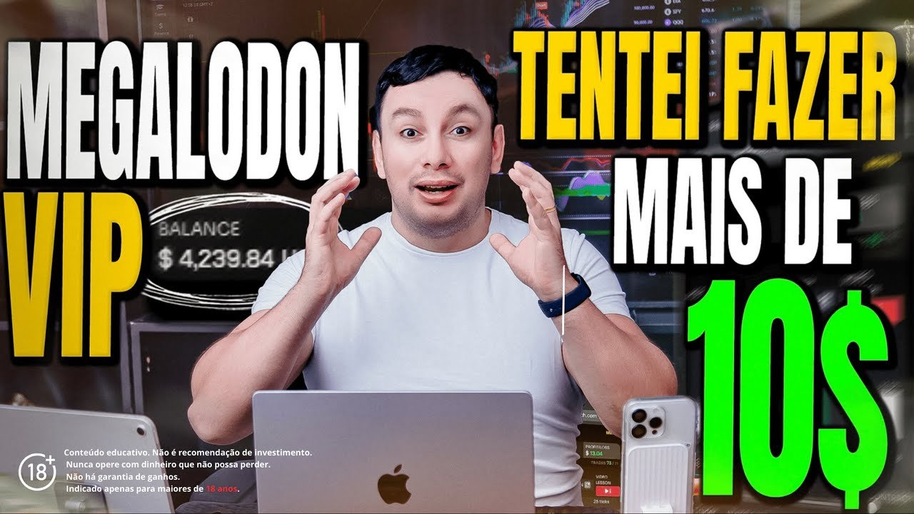 Megalodon: Robô Trader na Deriv! Entrada 0.40 e Banca Baixa!