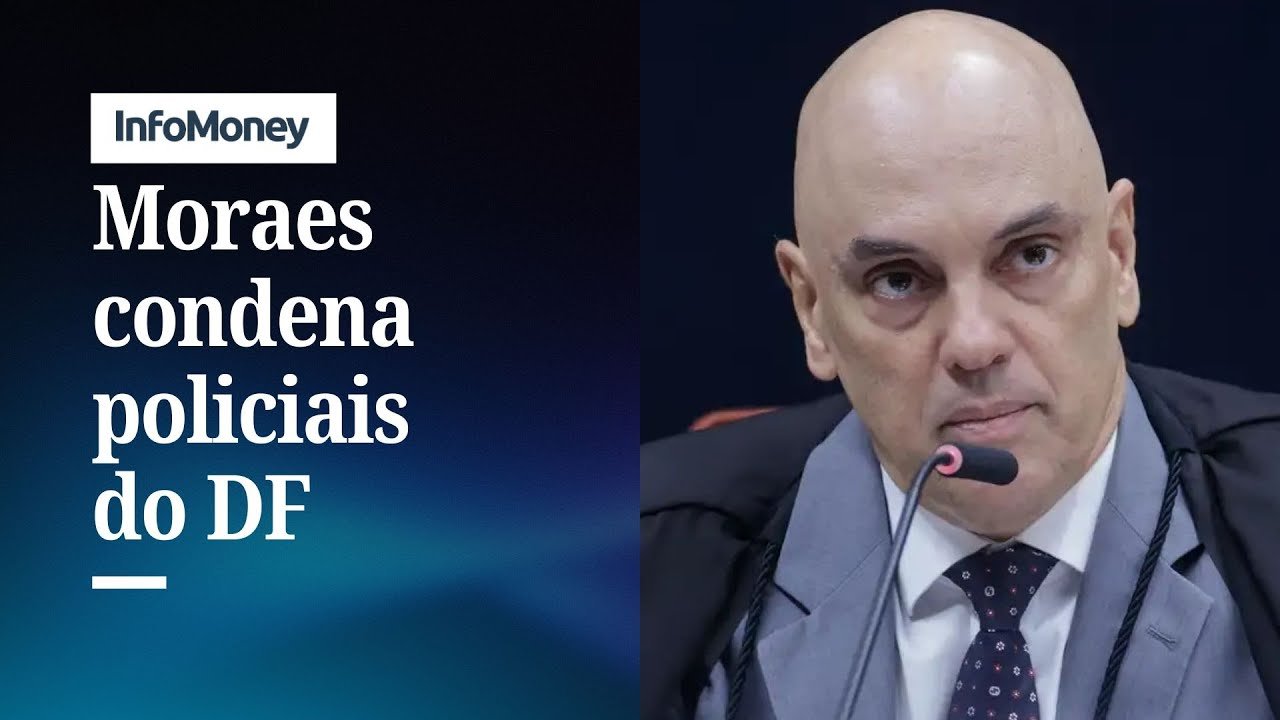 Moraes vota pela condenação de 5 agentes da PM em atos golpistas | InfoMoney News