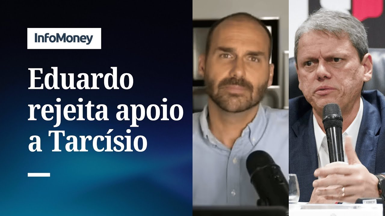“Não conte comigo”, diz Eduardo sobre apoiar Tarcísio nas eleições de 2026 | InfoMoney News