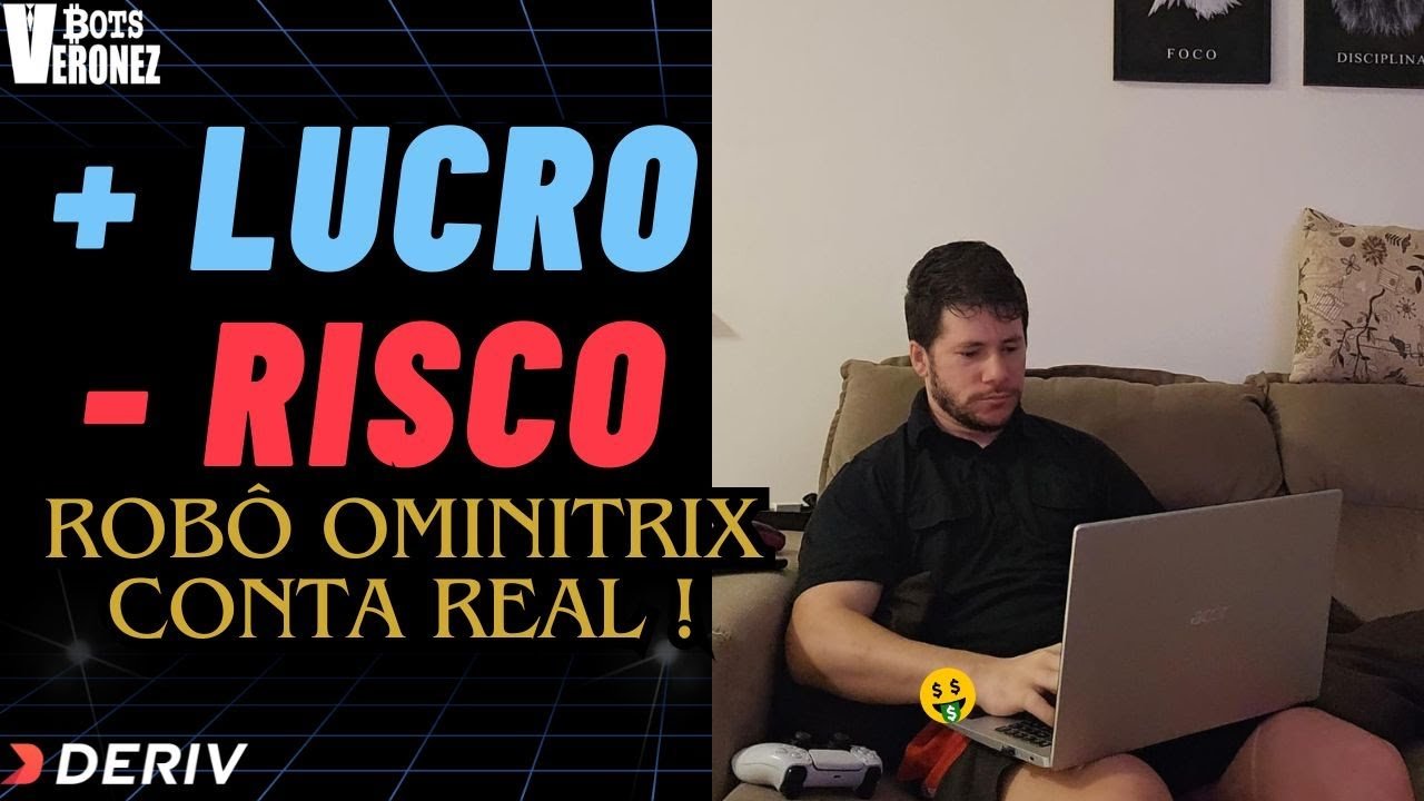 NOVA ESTRATÉGIA COM ROBÔ OMINITRIX – USANDO O LUCRO DA OPERAÇÃO COMO SEGURO –  Conta Real Deriv.com