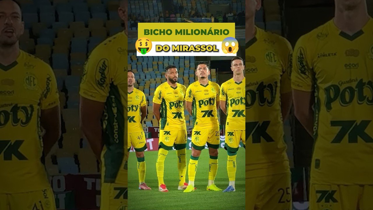O BICHO MILIONÁRIO DO TIME DO MIRASSOL 🤑😱 #mirassol #futebolbrasileiro #brasileirão
