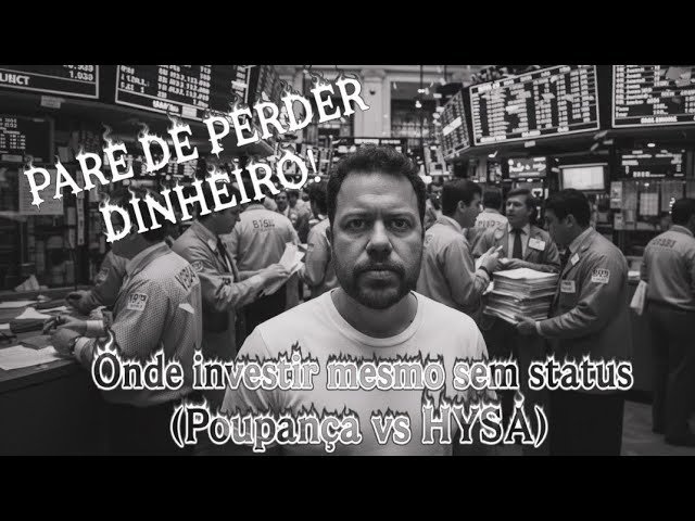 PARE DE PERDER DINHEIRO! Onde Investir nos EUA, Mesmo Sem Status (HYSA vs. Poupança)