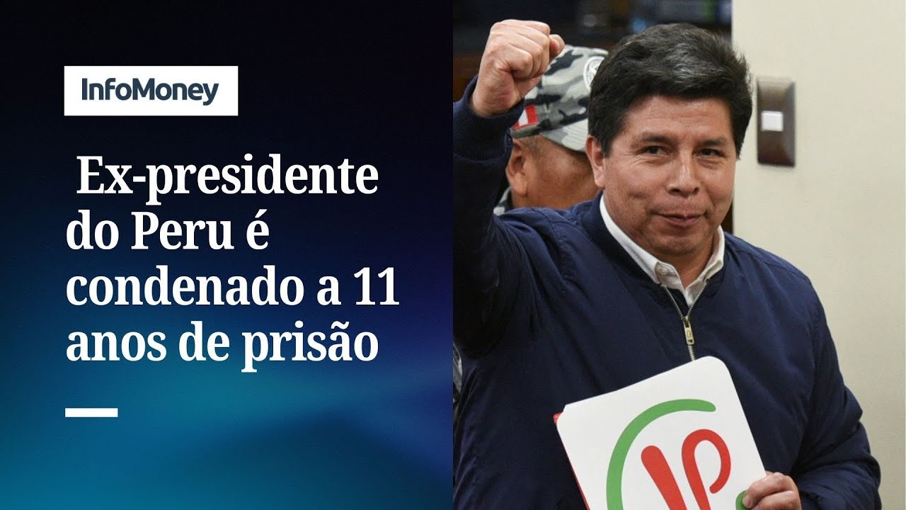 Peru condena Castillo a 11 anos de prisão por incentivar rebelião e fechar Congresso| InfoMoney News