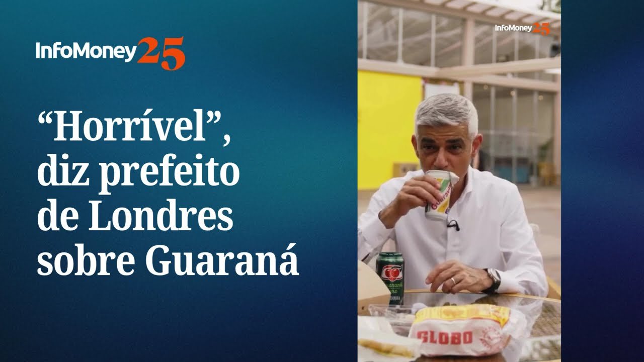 Prefeito de Londres critica alimentos brasileiros durante sua visita ao Rio | InfoMoney News