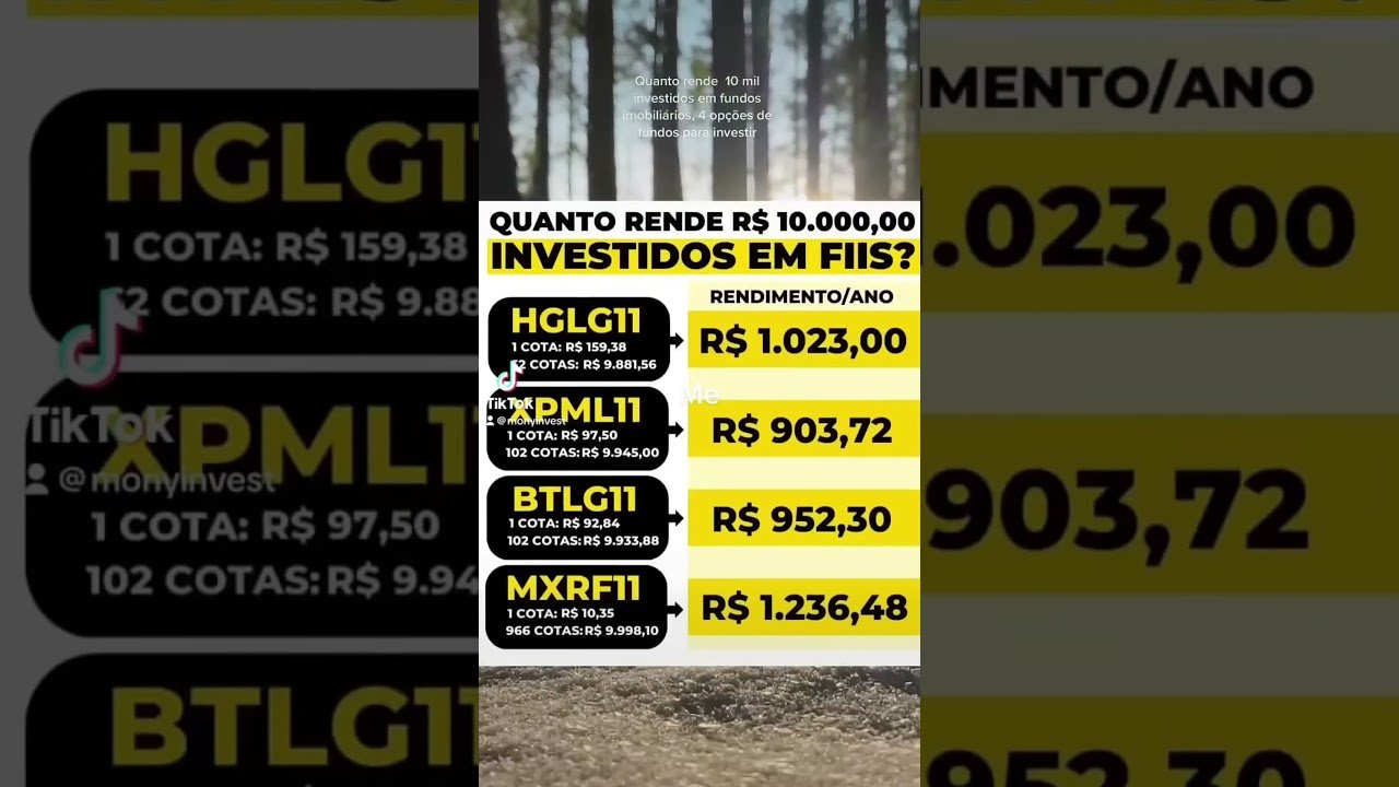 Saiba onde investir #investidor #dividendos #fiis #monyinvest #fundosimobiliarios
