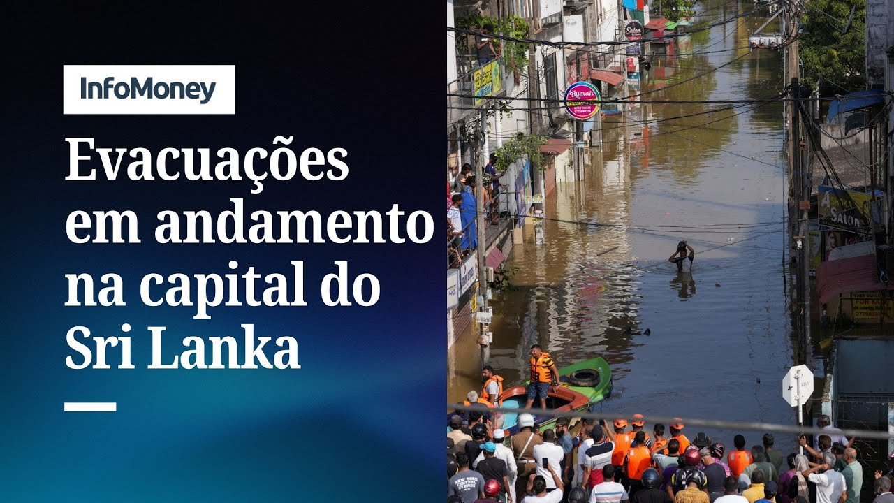 Sri Lanka: autoridades alertam para a elevação contínua das águas das enchentes | InfoMoney News