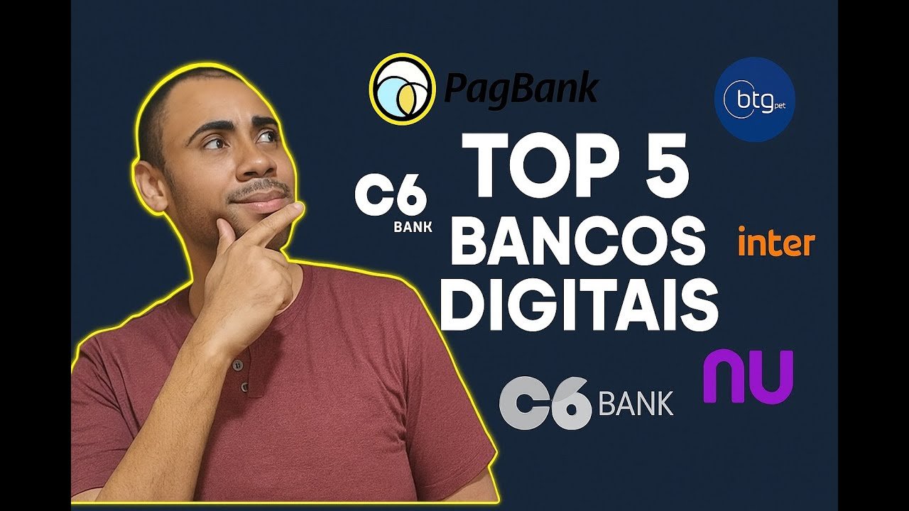 Top 5 Bancos Digitais para o Dia a Dia e Investir em 2025 | Melhores Opções do Brasil 💳💰