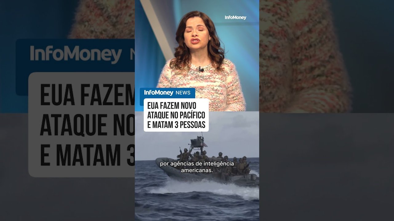 VÍDEO: EUA fazem novo ataque no Pacífico, afundam embarcação e matam 3 pessoas