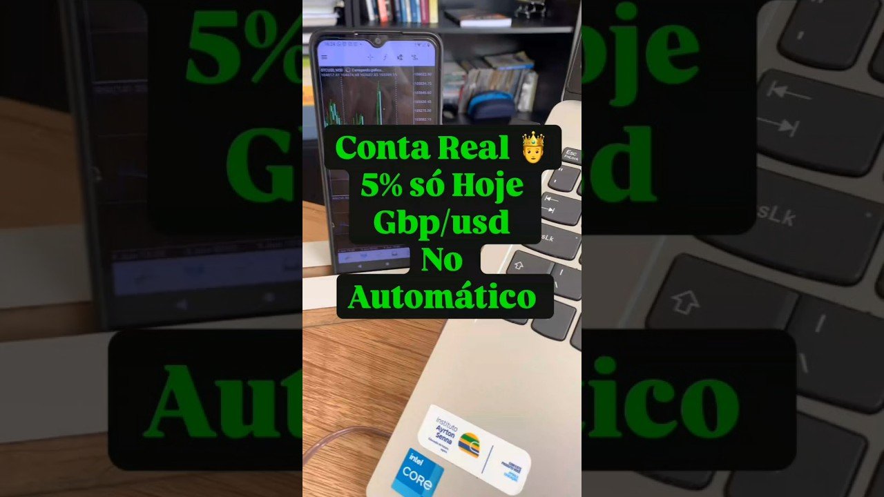 🔥 5% Robô Trader no Forex #robodeforex #tradeiniciante #forexiniciante