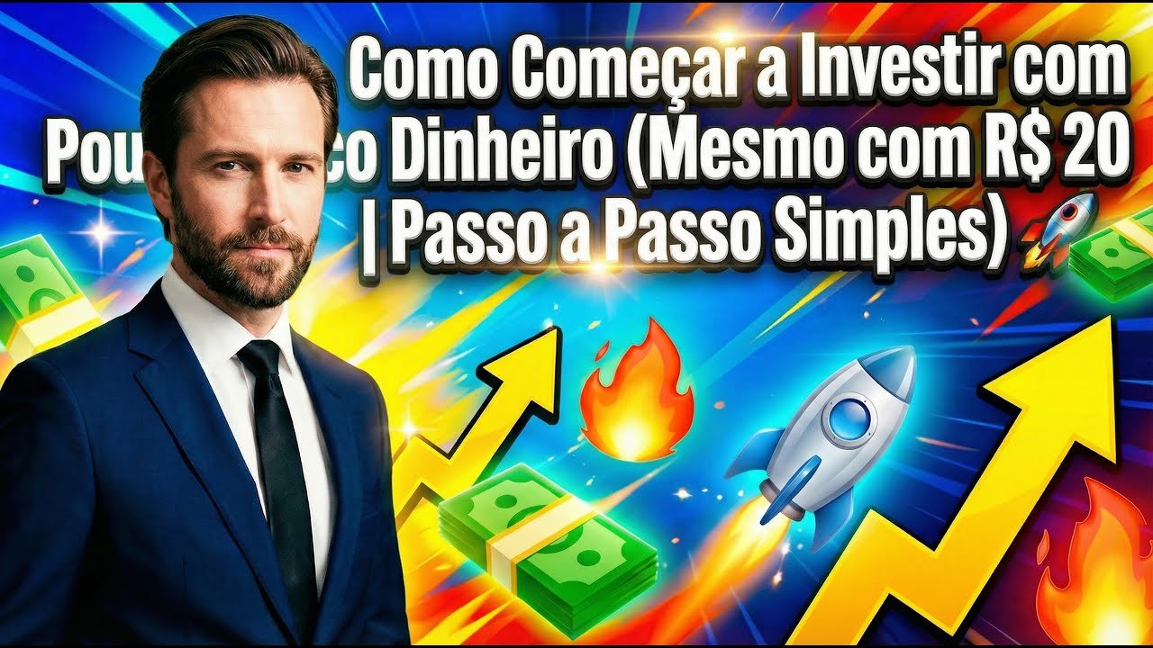 👉 Como Começar a Investir com Pouco Dinheiro (Mesmo com R$ 20 | Passo a Passo Simples)