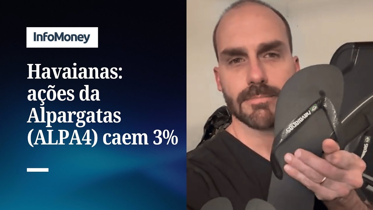 Ações da Alpargatas (ALPA4) caem 3% após boicote de Eduardo à Havaianas | InfoMoney News