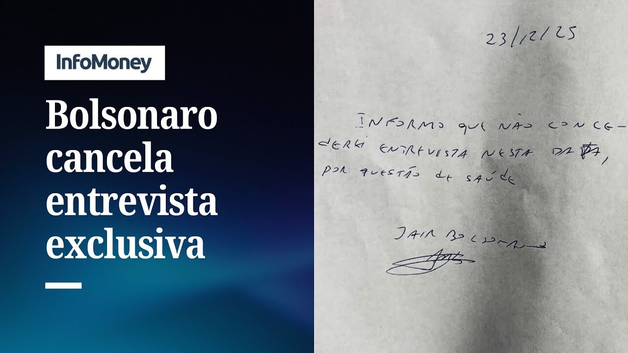 Bolsonaro cancela entrevista ao Metrópoles por “questão de saúde” e escreve bilhete | InfoMoney News