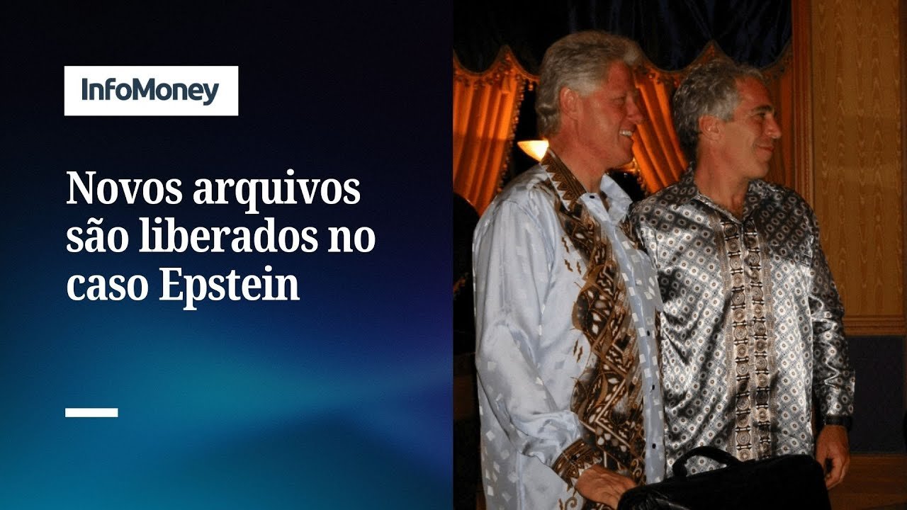 Caso Epstein: Departamento de Justiça libera mais arquivos e menções a Bill Clinton chama atenção