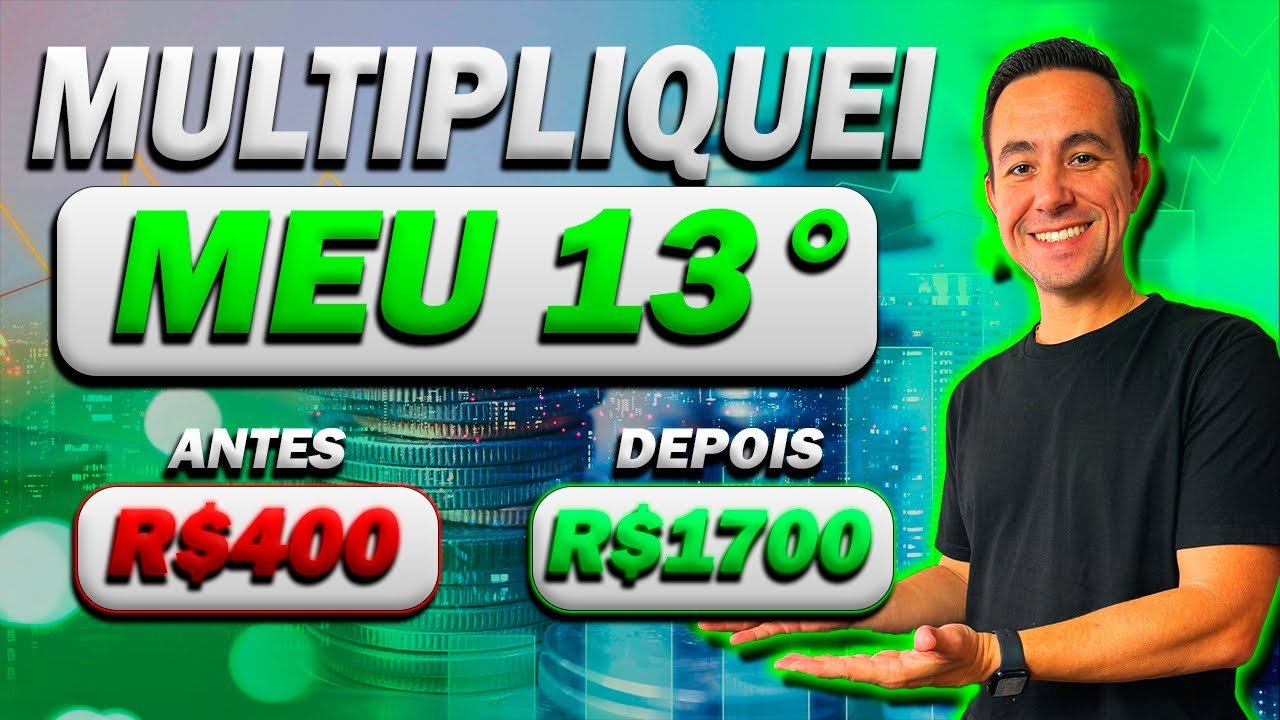 Como Investir seu 13º salário para Receber Dividendos e QUADRUPLICAR seu Dinheiro em 1 Ano
