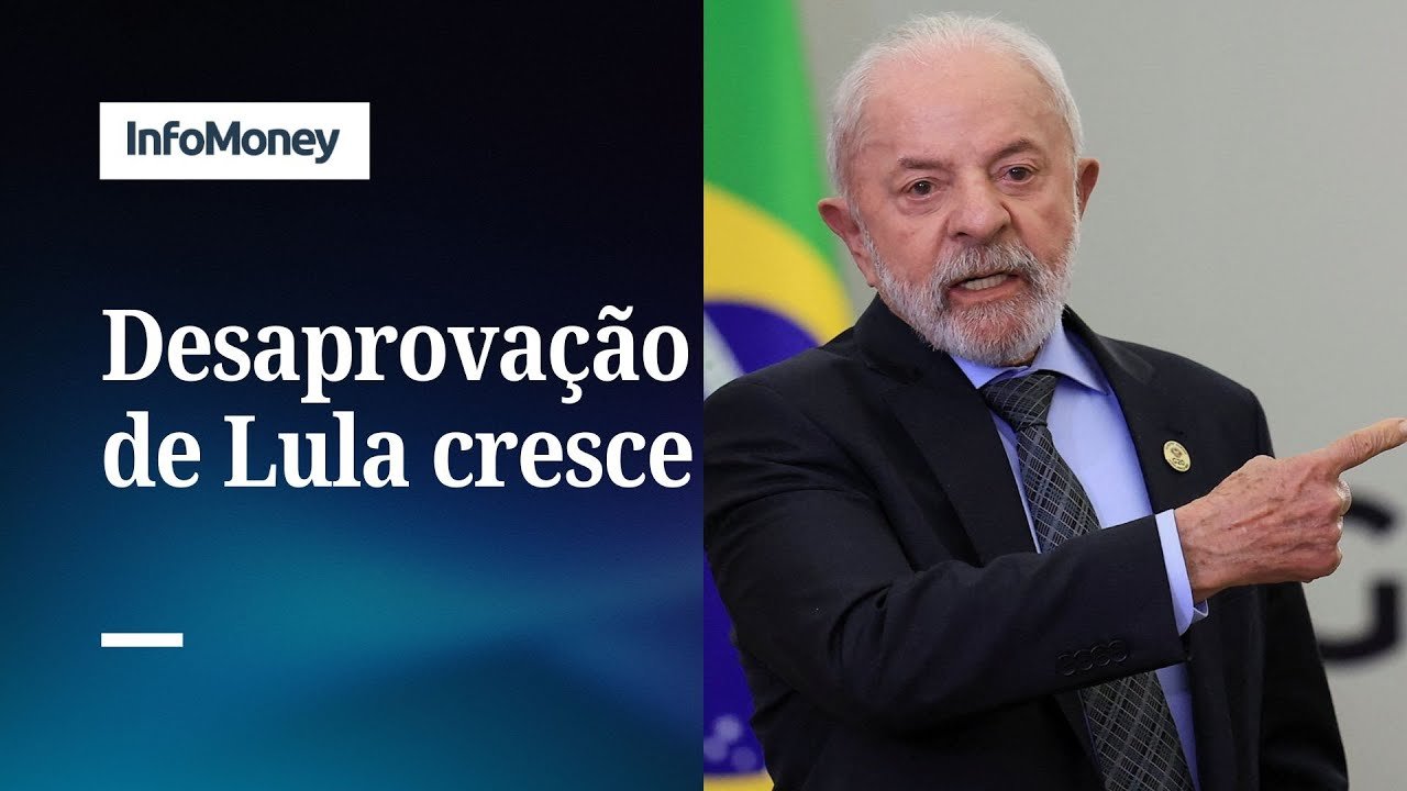 Desaprovação de Lula sobe para 50,7% e supera aprovação | InfoMoney News