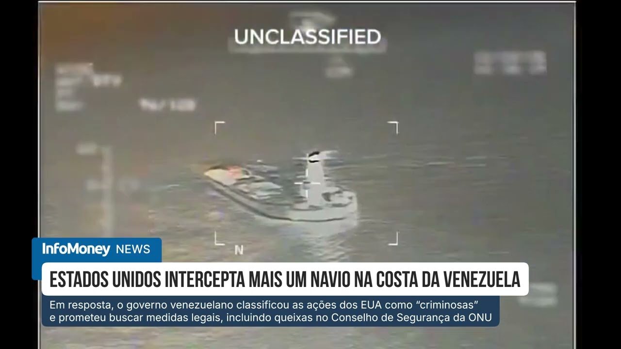 Estados Unidos interceptam mais um navio perto da Venezuela, dizem autoridades