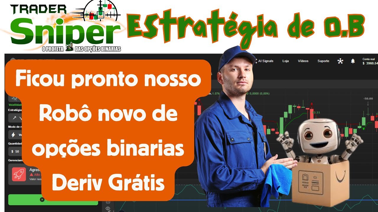 Ficou Pronto o Nosso Robô Campeão Deriv Para Opções Binarias Grátis