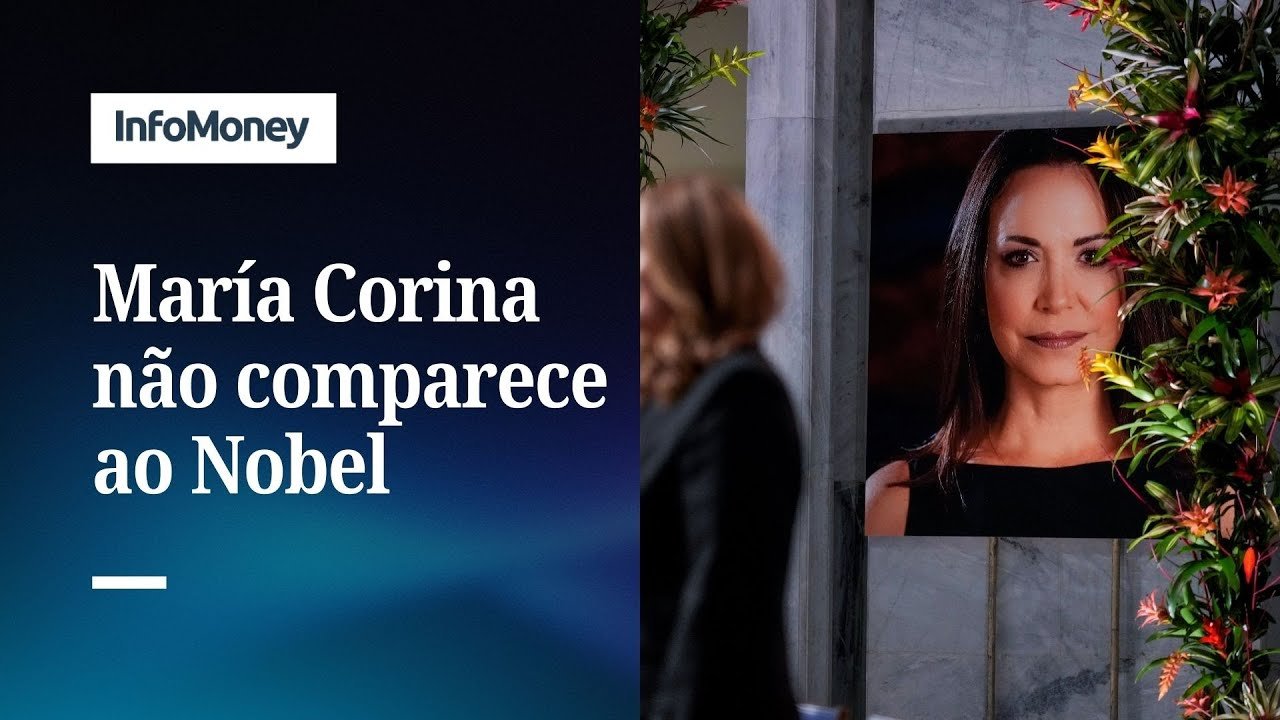 Filha recebe Nobel da Paz em nome de María Corina Machado | InfoMoney News
