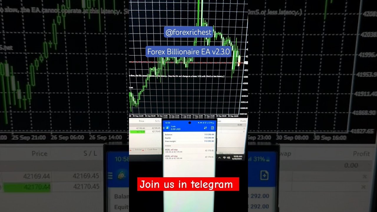Forex Billionaire EA Robot Meta trader 4/5 || Auto Trading Robot 🤖 V2.3.0 || #forextrading