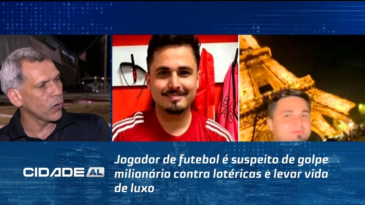 Jogador de futebol é suspeito de golpe milionário contra lotéricas e levar vida de luxo