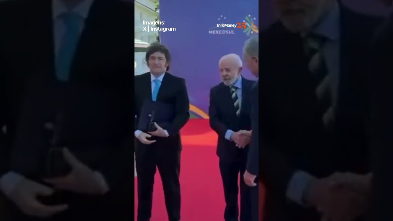 Lula e Milei se encontram em reunião do Mercosul e trocam aperto de mão frio