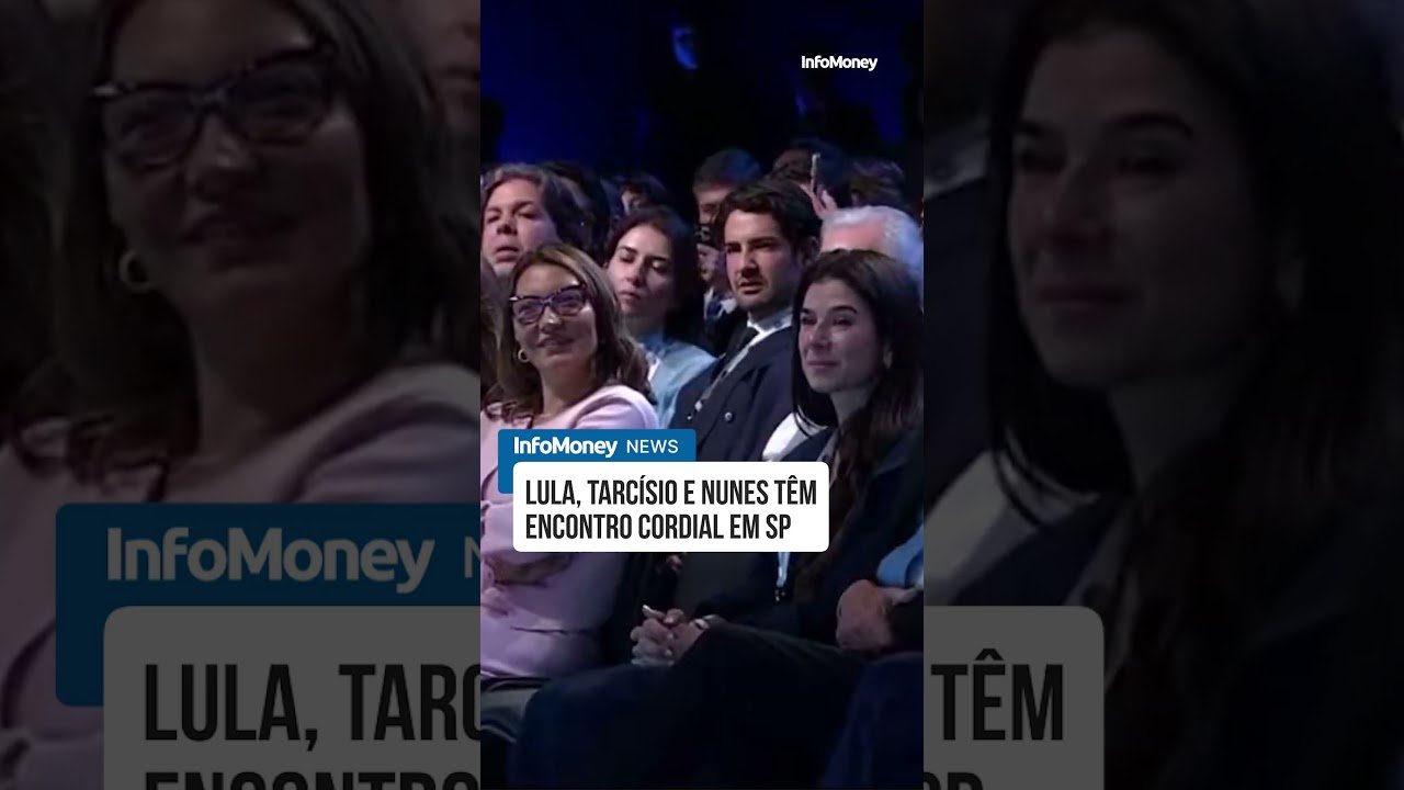 Lula, Tarcísio e Nunes se encontram em evento do SBT News, em São Paulo